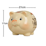 Lovely Ceramic Money Coin Box Piggy Bank